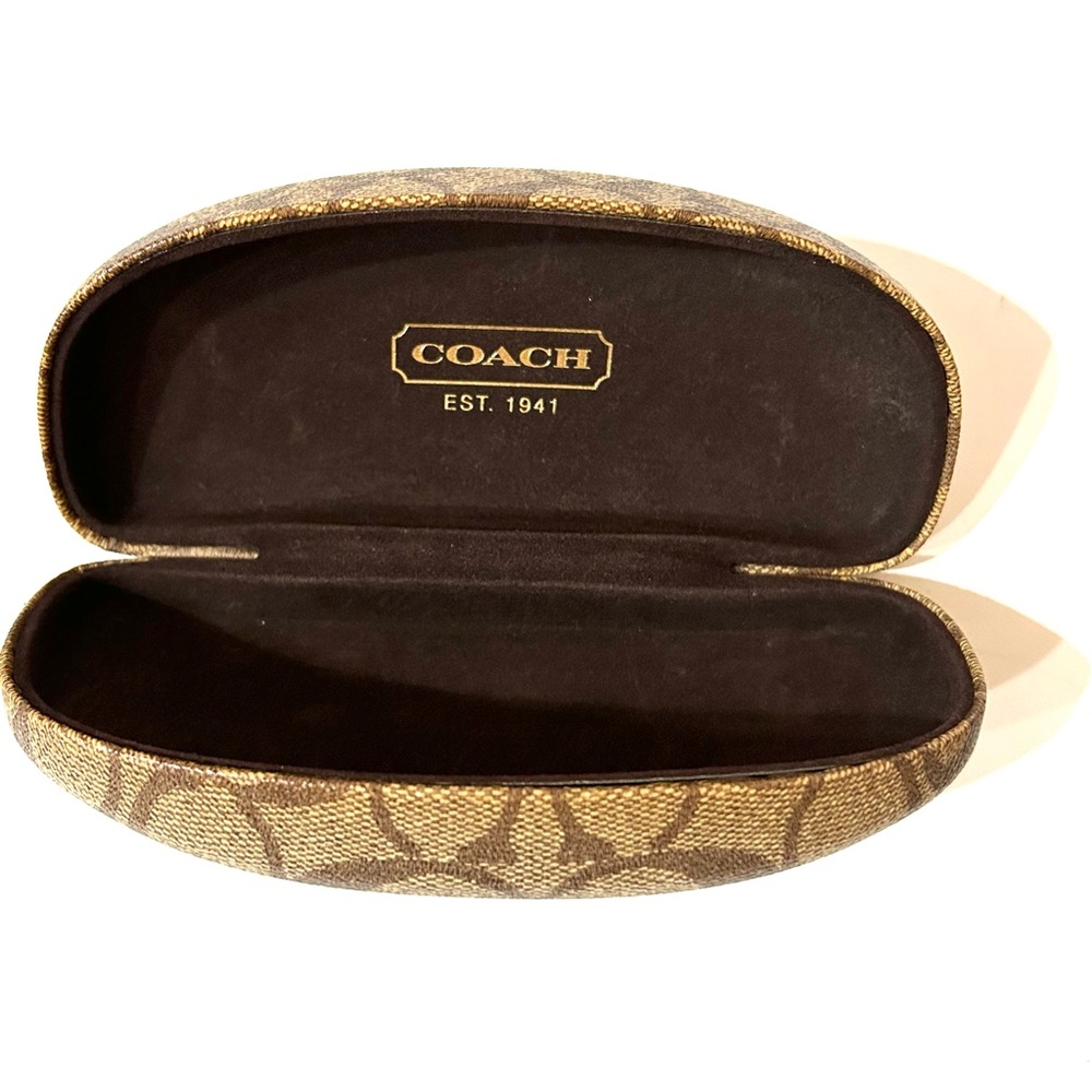 Signature Coach Glasses Case Good Used Condition. Nice Unisex Design!